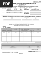 Sworn Statement of Assets Liabilities and Net Worth SALN Revised Form 2015