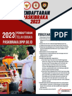 Pengumuman Rekrutmen Seleksi Paskibraka 2023 PDF