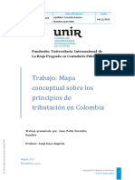 Mapa Conceptual Sobre Los Principios de Tributaci N en Colombia Saavedra Ram Rez Juan Pablo PDF