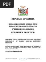 Form 1 Civic Education Teaching Module | PDF