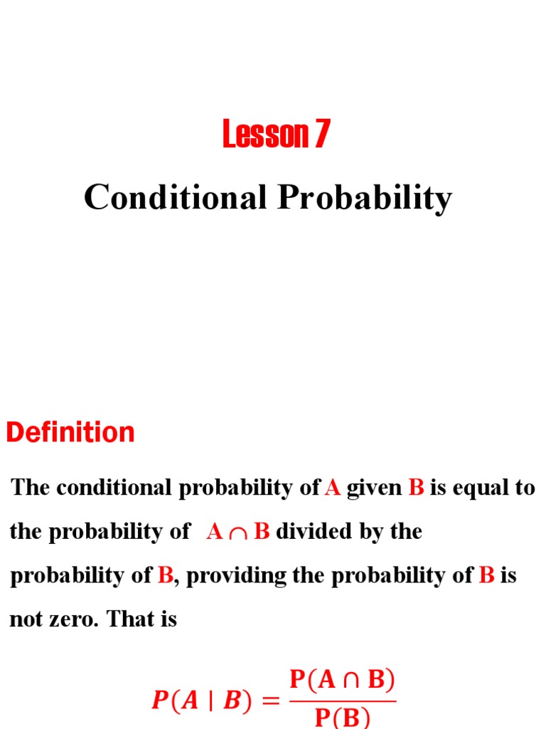 Lesson 7 pdf probability and statistics mathematics