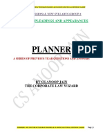 Drafting Planner (Questions and Answers) PDF