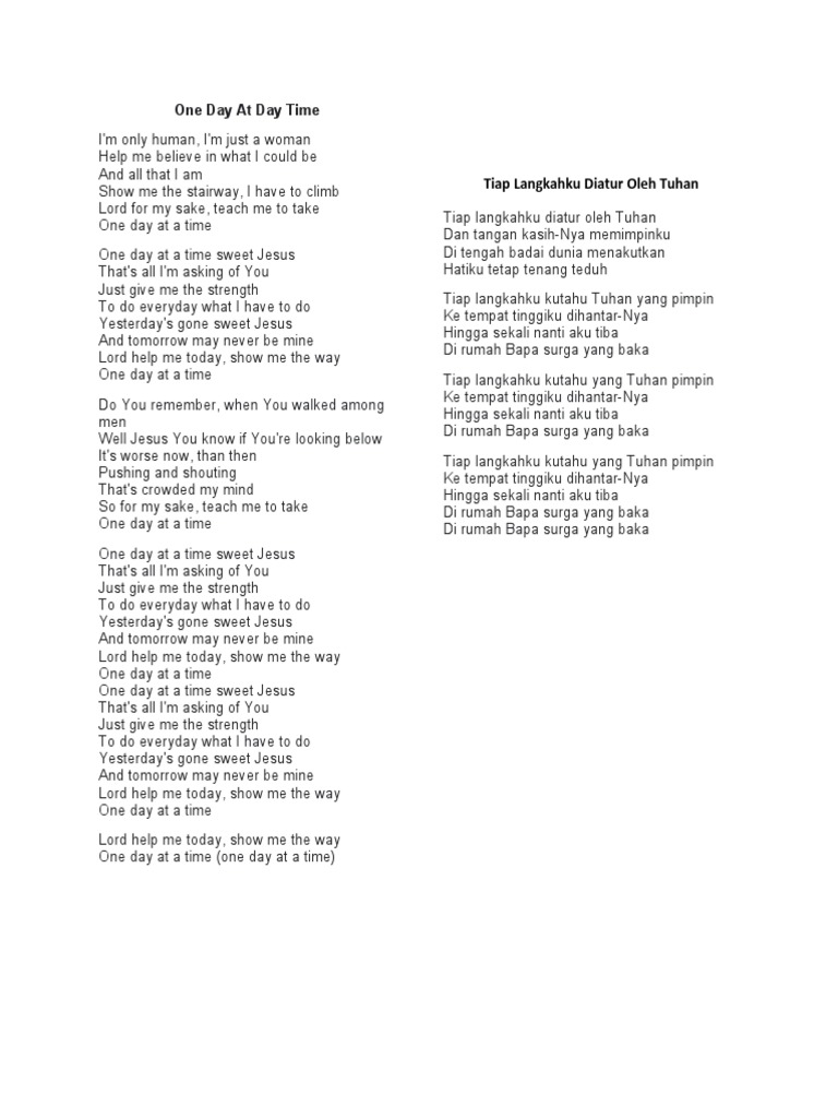 One Day At Day Time Pdf