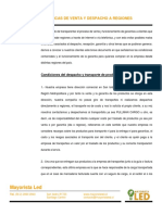 Venta y Despacho Regiones ML PDF