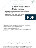 Cultura Afro-Brasileira No Mato Grosso