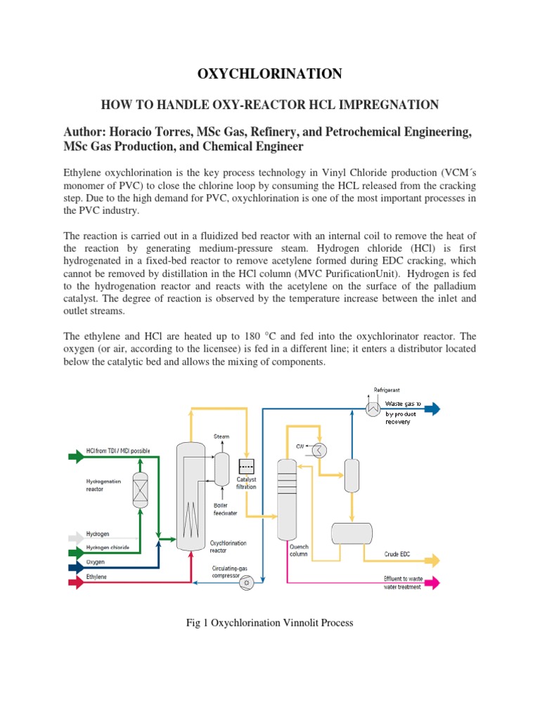 How To Handle Oxyreactor HCL Impregnation PDF Chemical Reactor Cracking (Chemistry)