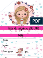 Lista de Asistencia CHICAS CUT PDF