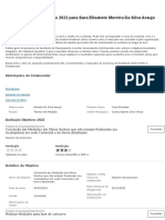 SuccessFactors - Avaliação de Desempenho 2022 para Sara Elisabete Moreira Da Silva Araujo PDF