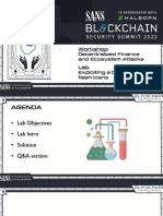Blockchain Summit Workshop DeFi and Ecosystem Attacks Lab