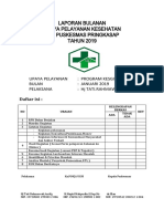 Daftar Isi KESGILUT 2019