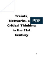 HANDOUTS IN Trends Networks and Critical Thinking in The 21st Century PDF