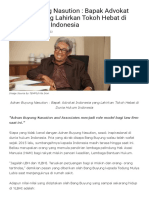 Adnan Buyung Nasution - Bapak Advokat Indonesia Yang Lahirkan Tokoh Hebat Di Dunia Hukum Indonesia - KlikLegal