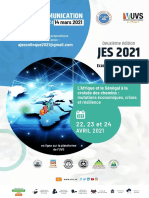 Appel À Communications JES 2021 PDF