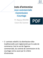 Contrats d’entremise (1)