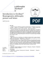 1-Introduction À La Philosophie Bioprogressive Zerobase© Présente Et Future
