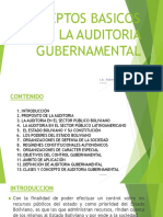 1-Tema 1 Concepto Basicos de Auditoria Gubernamental PDF