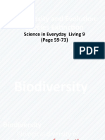 Biodiversity and Evolution: Species Extinction: Science in Everyday Living 9 (Page 59-73)