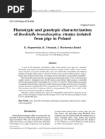 Phenotypic and Genotypic Characteri