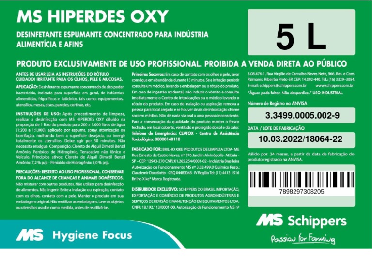 Rótulo Hiperdes Oxy 23-02-2023 | PDF