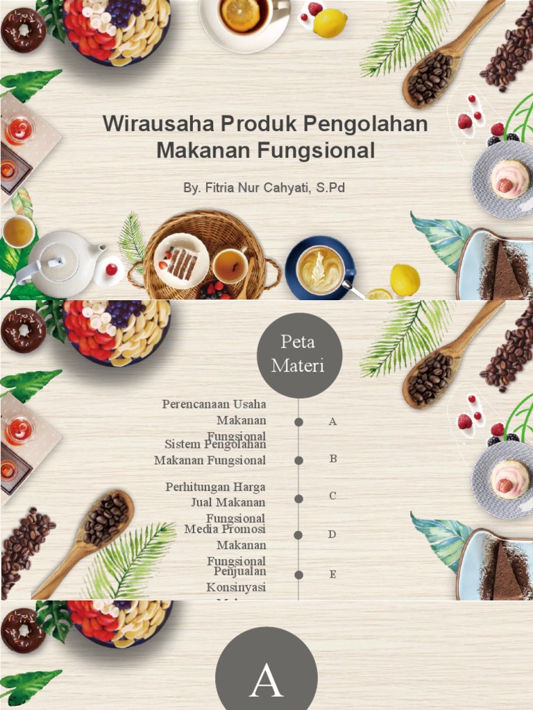 Wirausaha Produk Pengolahan Makanan Fungsional 1 Pdf