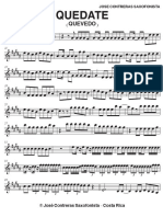 QUEDATE - QUEVEDO PDF SAX - Alto Sax