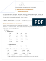 Avaliando Características da Pré-Dislexia