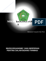 MIKROORGANISME PENTING DALAM FARMASI