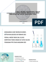 M Ateri Pokok Soal Seleksi Kom Petensi Teknis Dengan Cat Untuk Seleksi Pengadaan PPPK Penyuluh KB Tahun Anggaran 2022