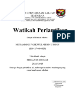 Sijil Watikah Perlantikan