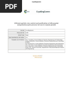 Efficient Particle Size Control and Purification of AlN