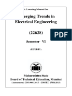 Learning Material of 22628 Emerging Trends in Electrical Engineering PDF