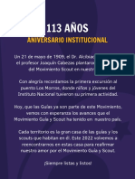 113 Años Aniversario Institucional PDF