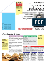 Steiner, Rudolf (Ga306) La Práctica Pedagógica PDF