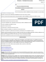 Atividade Estruturada de Marketing de Serviços GST0509 2015.1