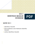 Sesi 5 - Identifikasi Masalah Kesehatan