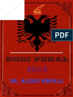 KODI PENAL Janar 2016