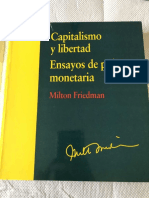 Capitalismo y Libertad. Ensayos de Politica Monetaria (Milton Friedman)