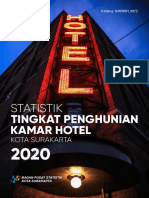 Statistik Tingkat Penghunian Kamar Hotel Kota Surakarta 2020