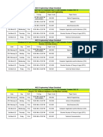 ST-2 Examination Schedule First Year & Second Year, M.Tech First Year