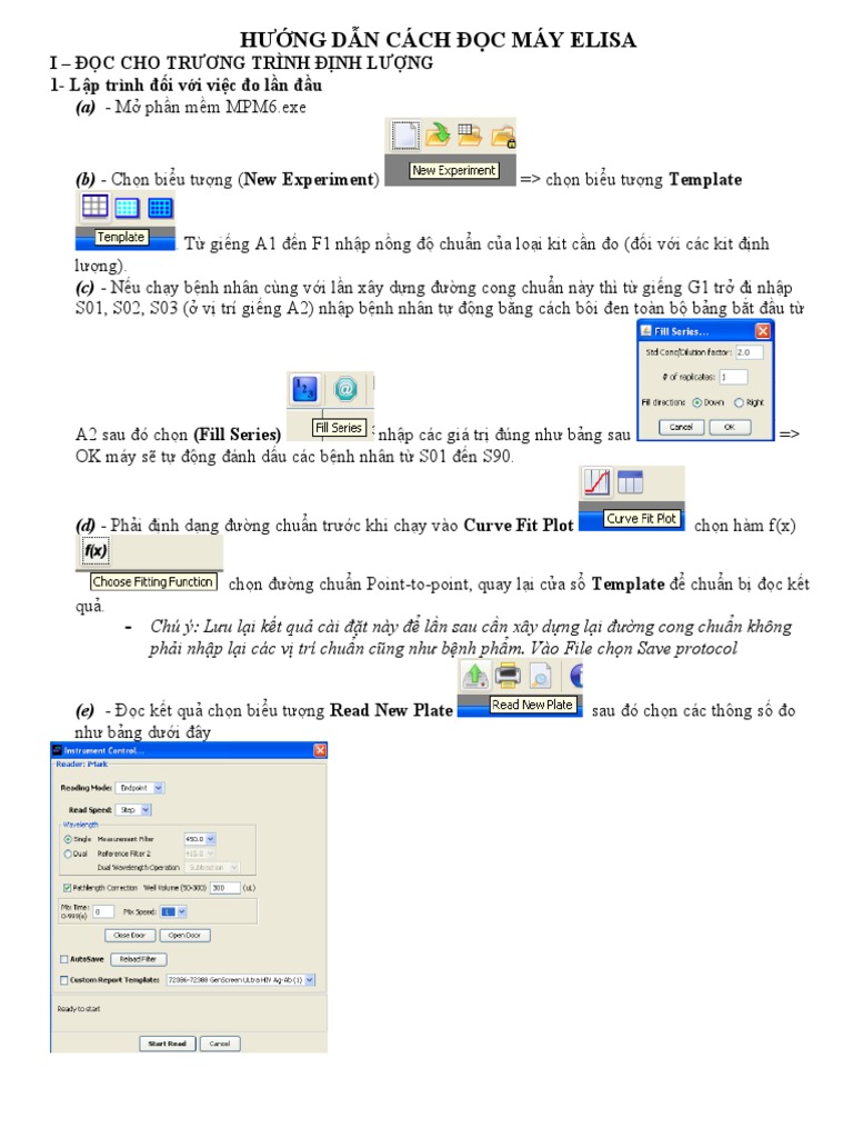 Huongdan Su Dung May Doc Elisa | PDF