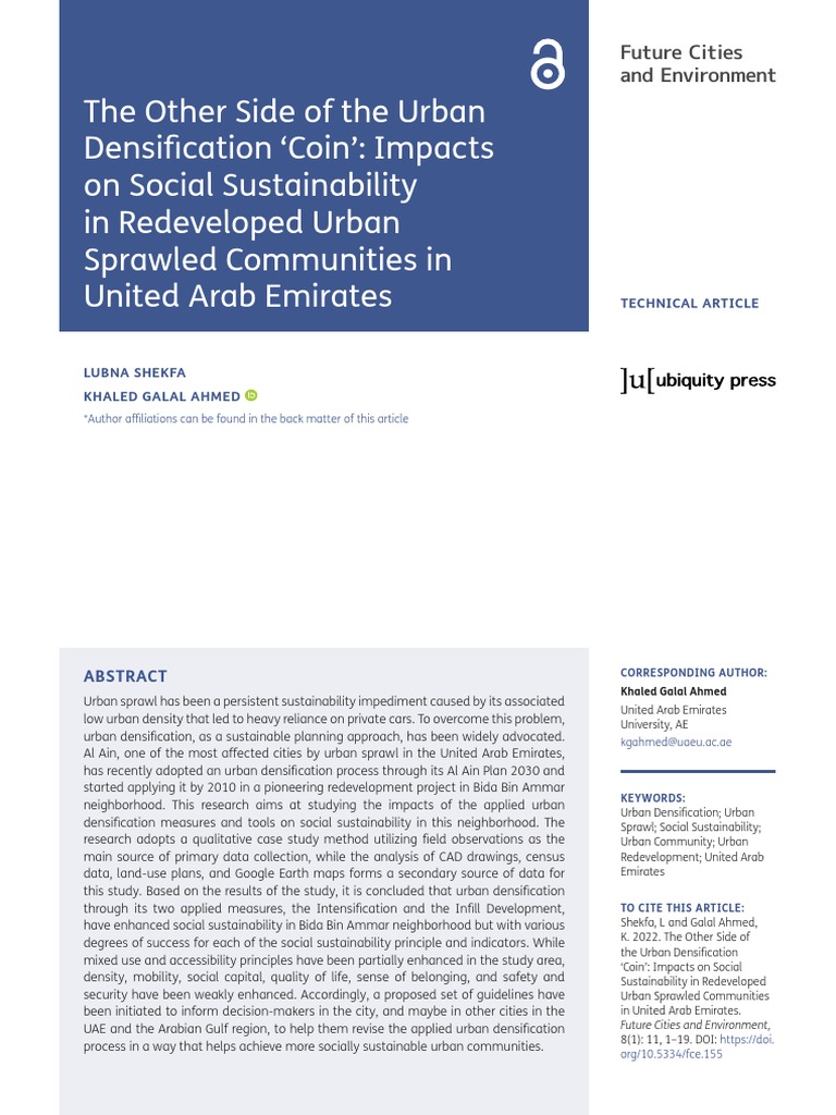 The Other Side of Urban Densification SOCIO PDF | PDF | Urban Sprawl ...