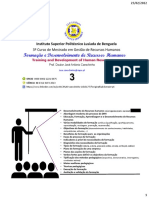 Formação e desenvolvimento de recursos humanos