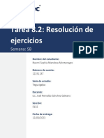 Tarea 8.2 Resolución de Ejercicios