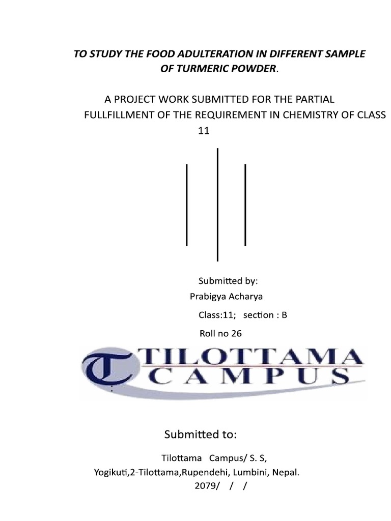 Chemistry Project Pdf