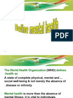 Concept of Mental Health - MKU-1