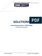 JEE Main 2023 - 1st Feb - Evening Shift - Solutions PDF
