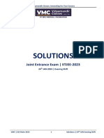 JEE Main 2023 - 24th JAN - Evening Shift - Solutions PDF