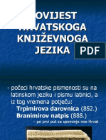 Povijest Hrvatskog Jezika - 7. Razred