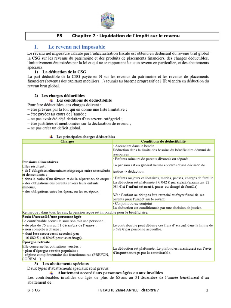 Liquidation de l'impôt sur le revenu | PDF | Impôt sur le revenu | Impôts