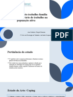 Coping e Equilíbrio Trabalho-Família em Função Do Horário